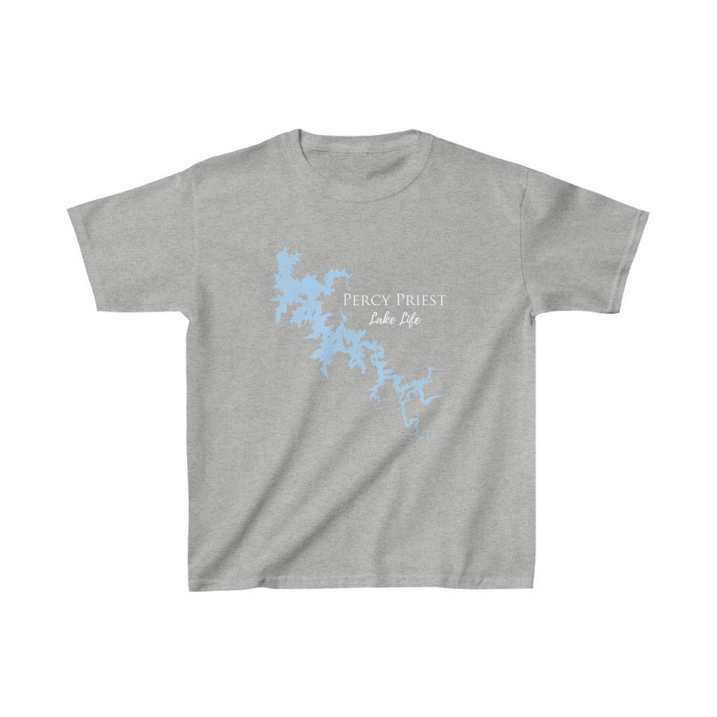 Percy Priest Lake - Kids Heavy Cotton Youth Tee -Tennessee Lake