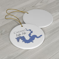 Caddo Lake Life Ceramic Ornament - Classic Christmas Ornaments - Texas Lake