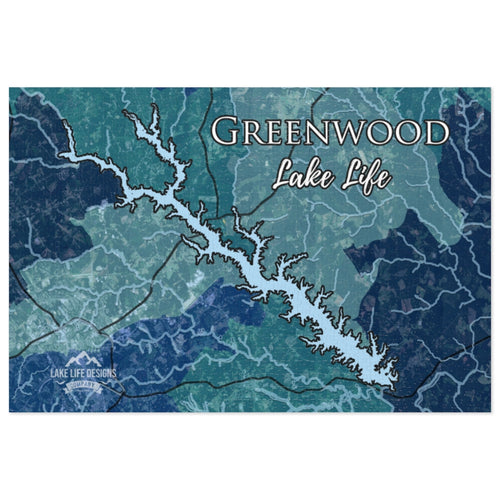 Greenwood Lake Life Jigsaw Puzzle (252, 500, 1000-Piece) - South Carolina Lake