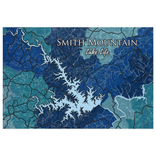 Smith Mountain lake Life 252, 500 & 1000 Piece Puzzle - Virginia Lake