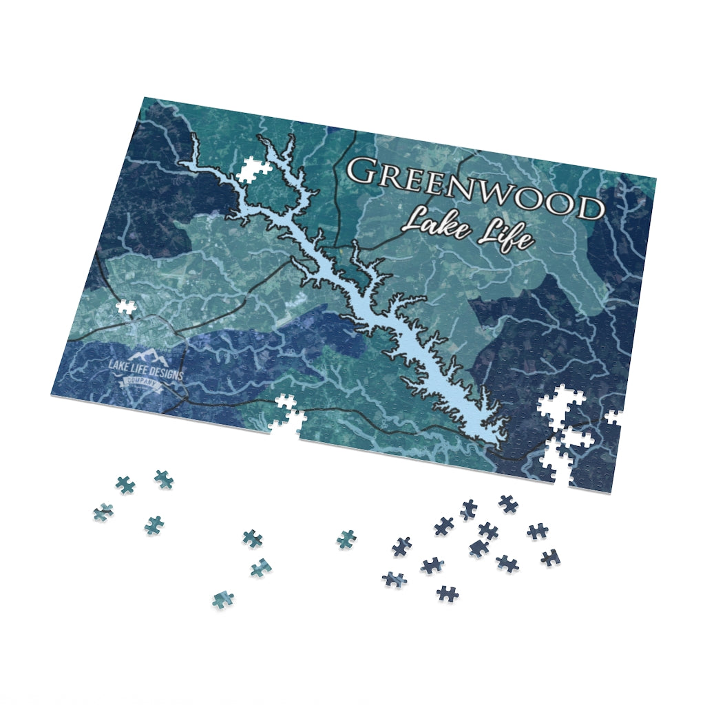 Greenwood Lake Life Jigsaw Puzzle (252, 500, 1000-Piece) - South Carolina Lake