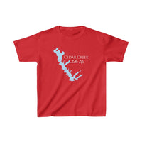 Cedar Creek Lake Life - Kids Heavy Cotton Tee - Texas Lake