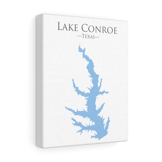 Lake Conroe Texas - Canvas Gallery Wrap - Canvas Print - Texas Lake