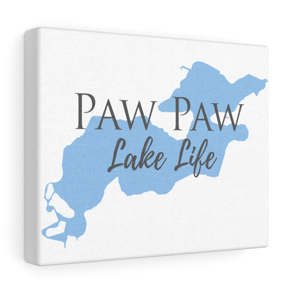 Paw Paw Lake Life  - Canvas Gallery Wrap - Canvas Print - Michigan Lake