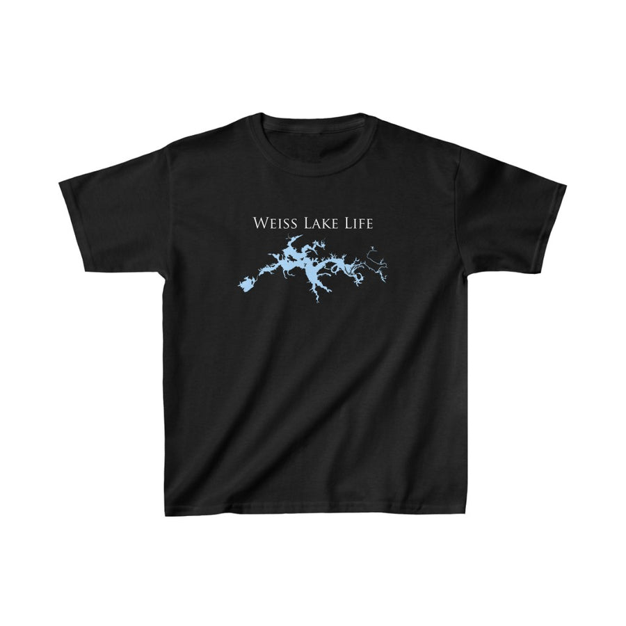Weiss lake Life - Kids Heavy Cotton Tee - Georgia and Alabama Lake