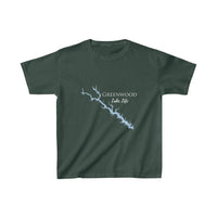 Greenwood Lake Life - Kids Heavy Cotton Youth Tee - South Carolina Lake