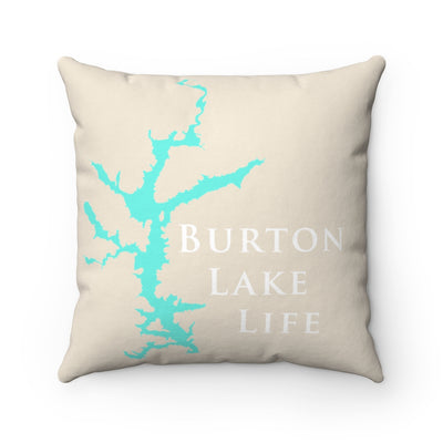 Burton Lake Life Spun Polyester Square Pillow