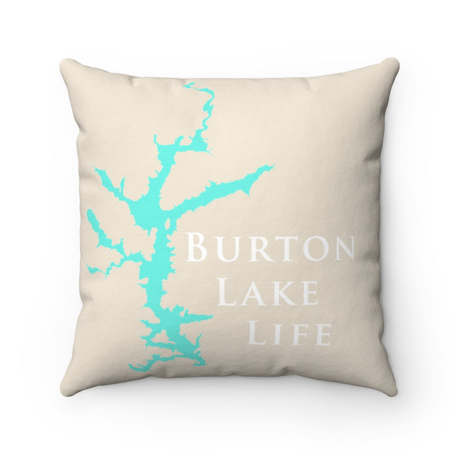 Burton Lake Life Spun Polyester Square Pillow