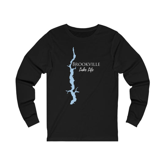 Brookville Lake Life Unisex Cotton Jersey Long Sleeve Tee - Indiana Lake