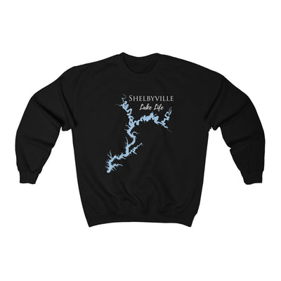 Shelbyville Lake Life - Unisex Heavy Blend™ Crewneck Sweatshirt - Illinois Lake