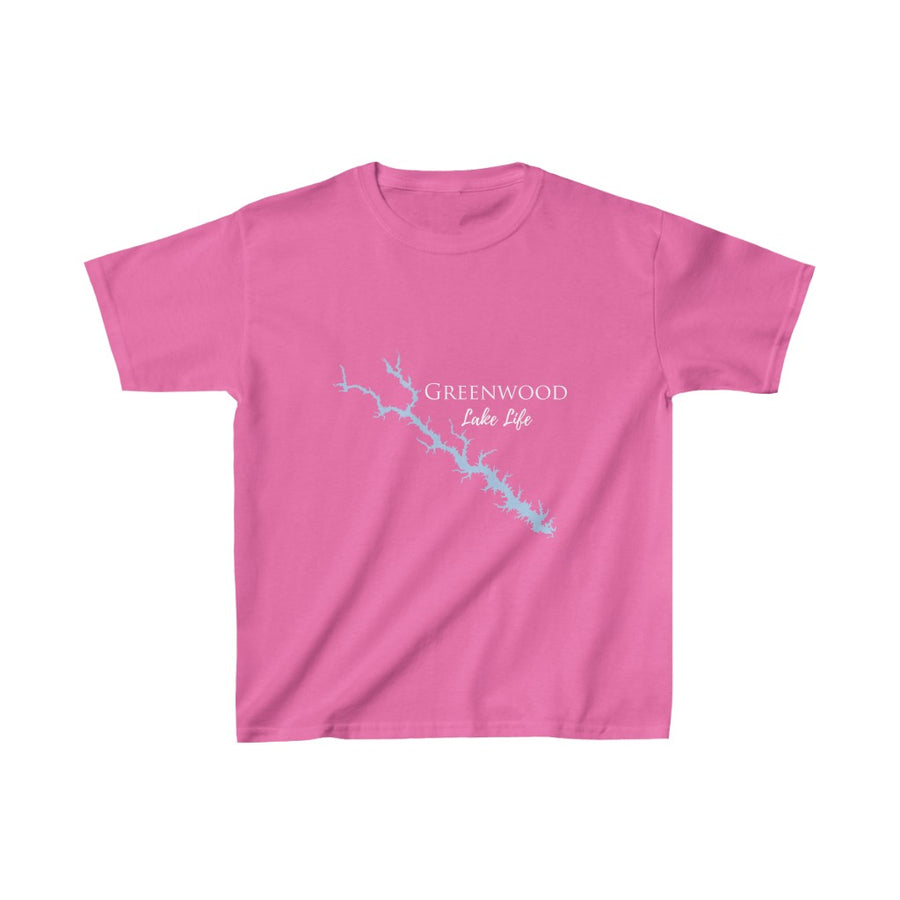 Greenwood Lake Life - Kids Heavy Cotton Youth Tee - South Carolina Lake