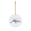 Load image into Gallery viewer, Weiss Lake Life Ceramic Ornaments - Classic Christmas Ornament -   Alabama &amp; Georgia Lake