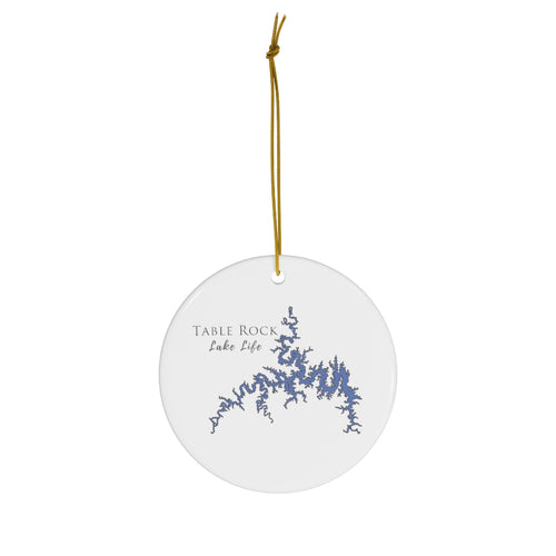 Table Rock Lake Life Ceramic Ornament - Classic Christmas Ornaments -  Missouri Lake