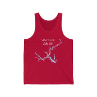 Sinclair Lake Life - Unisex Jersey Tank - Georgia Lake