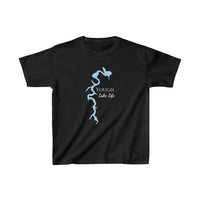 Yough Lake Life - Kids Heavy Cotton Youth Tee - Youghiogheny Lake - Maryland Lake