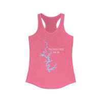 Norfork Lake Life - Women's Ideal Racerback Tank - Arkansas & Missouri Lake