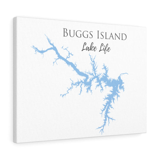 Buggs Island Lake Life  - Canvas Gallery Wrap - Canvas Print - Virginia Lake