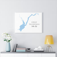 Great Sacandaga Lake Life  - Canvas Gallery Wrap - Canvas Print - New York Lake