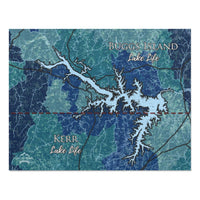 Kerr Lake Life Jigsaw Puzzle (252, 500, 1000-Piece) - South Carolina Lake