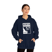 Highway 57 North - Front Printed Only - Highway to my Happy Place - Priest Lake Hoodie Sweatshirt - Idaho Lake