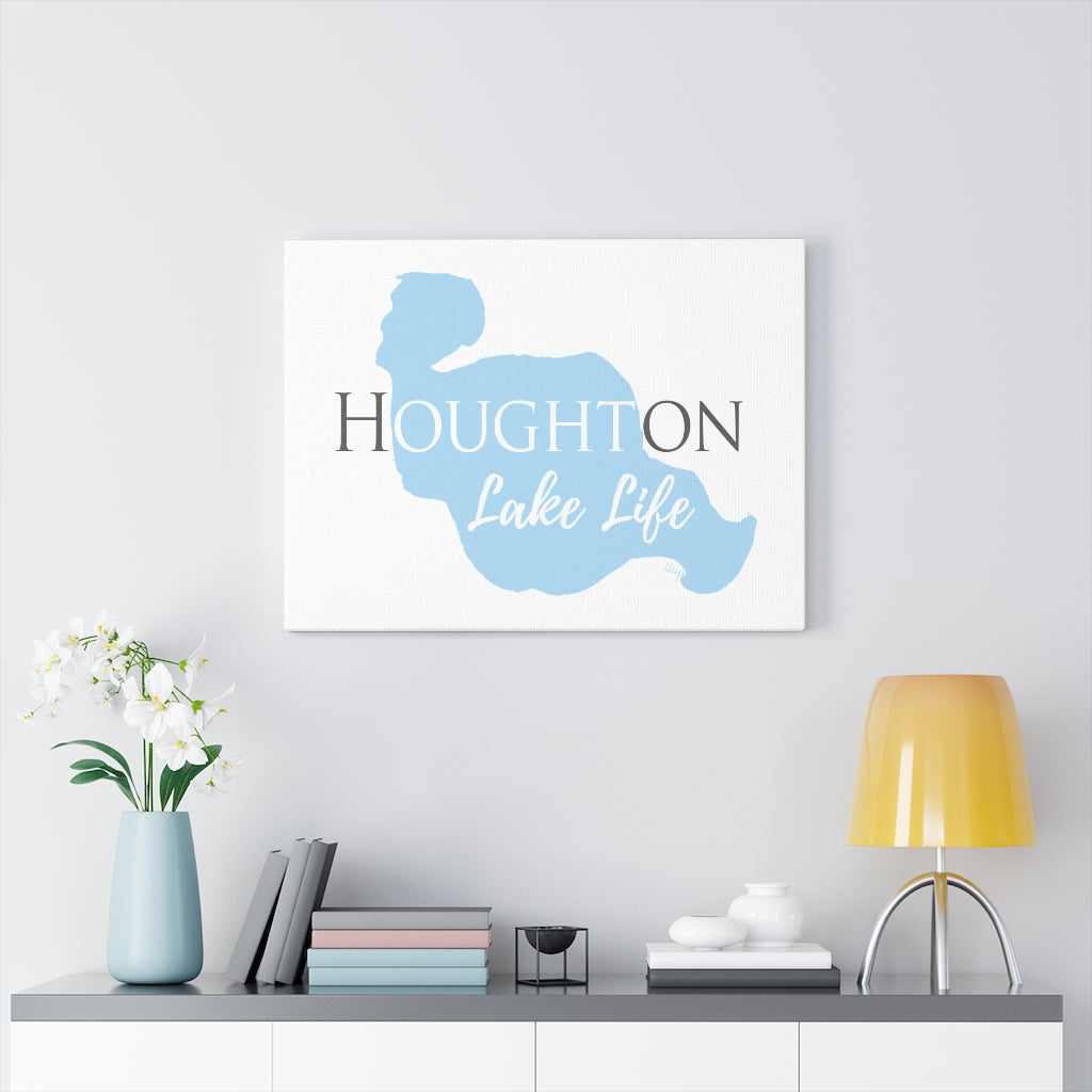 Houghton Lake Life  - Canvas Gallery Wrap - Canvas Print - Michigan Lake