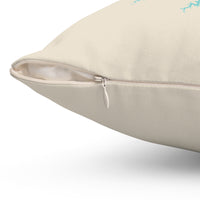 Smith Mountain Lake Life Spun Polyester Square Pillow - Virginia Lake