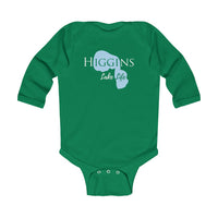 Higgins Lake Life Onsie - Durable Lake Onsie - Infant Long Sleeve Bodysuit - Michigan Lake