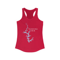 Norfork Lake Life - Women's Ideal Racerback Tank - Arkansas & Missouri Lake