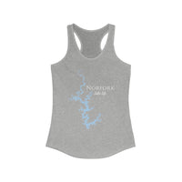 Norfork Lake Life - Women's Ideal Racerback Tank - Arkansas & Missouri Lake