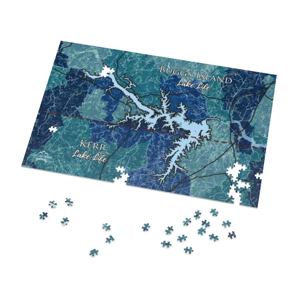 Kerr Lake Life Jigsaw Puzzle (252, 500, 1000-Piece) - South Carolina Lake