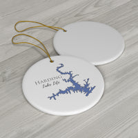 Harding Lake Life Ceramic Ornaments - Classic Christmas Ornament -  Georgia & Alabama Lake