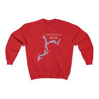 Shelbyville Lake Life - Unisex Heavy Blend™ Crewneck Sweatshirt - Illinois Lake