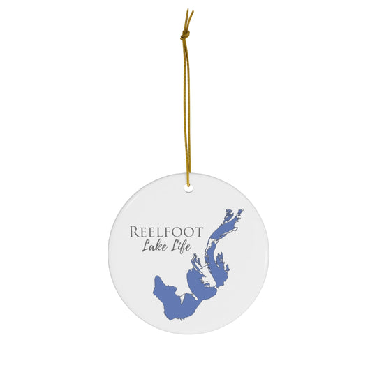 Reelfoot Ceramic Ornament - Classic Christmas Ornaments -  Tennessee Lake