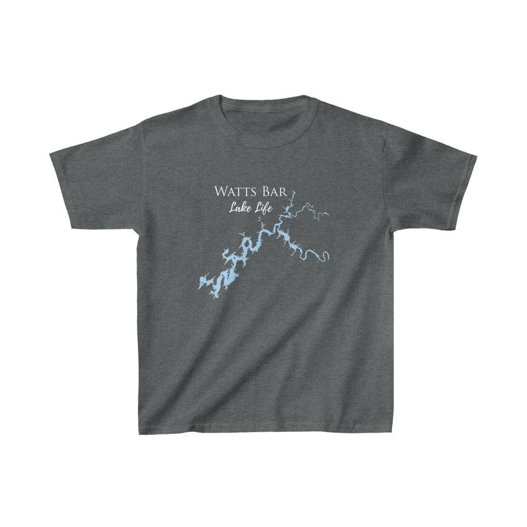 Watts Bar Lake Life - Kids Heavy Cotton Tee - Tennessee Lake