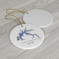 Dale Hollow Lake Life Ceramic Ornament - Classic Christmas Ornaments - Tennessee Lake