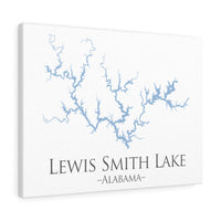 Lewis Smith Lake Alabama - Canvas Gallery Wrap - Canvas Print - Alabama Lake