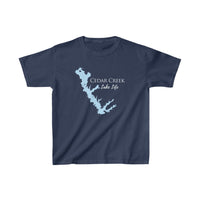 Cedar Creek Lake Life - Kids Heavy Cotton Tee - Texas Lake