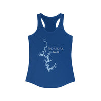 Norfork Lake Life - Women's Ideal Racerback Tank - Arkansas & Missouri Lake