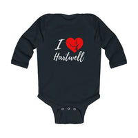 Lake Hartwell Baby Onsie!  I Love Lake Hartwell Infant Long Sleeve Bodysuit - Georgia Lake
