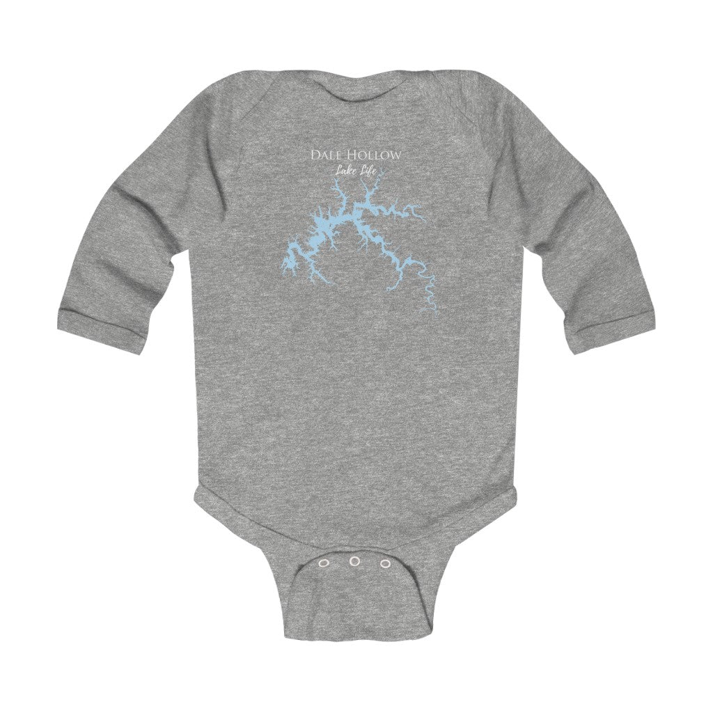 Dale Hollow Lake Life - Infant Long Sleeve Onsie - Tennessee and Kentucky Lake