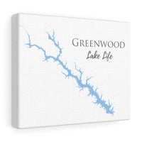 Greenwood Lake Life  - Canvas Gallery Wrap - Canvas Print - South Carolina Lake