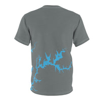 Lewis Smith Lake Wrap Around Lake Design - Unisex AOP Cut & Sew Tee