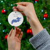 Paw Paw Lake Life Ceramic Ornament - Classic Christmas Ornaments -  Michigan Lake