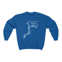 Shelbyville Lake Life - Unisex Heavy Blend™ Crewneck Sweatshirt - Illinois Lake