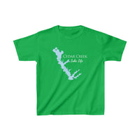 Cedar Creek Lake Life - Kids Heavy Cotton Tee - Texas Lake