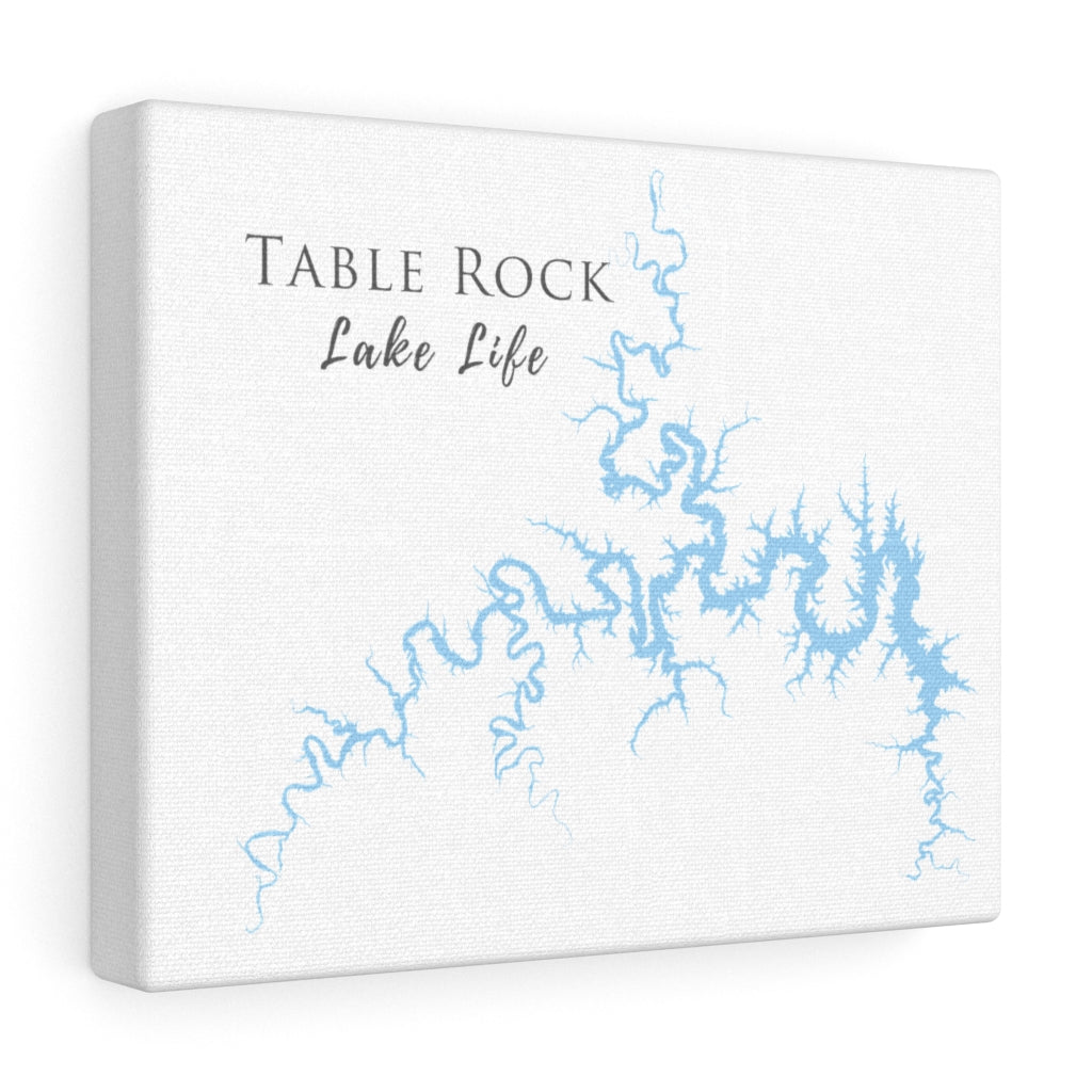 Table Rock Lake Life  - Canvas Gallery Wrap - Canvas Print - Missouri and Arkansas Lake