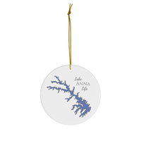 Lake Anna Life Ceramic Ornament - Classic Christmas Ornaments -  Virginia Lake