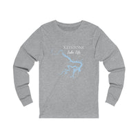 Keystone Lake Life Unisex Cotton Jersey Long Sleeve Tee - Oklahoma Lake