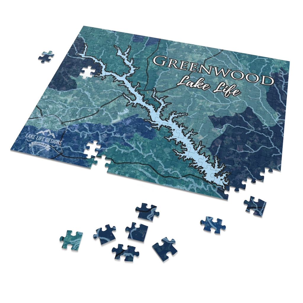 Greenwood Lake Life Jigsaw Puzzle (252, 500, 1000-Piece) - South Carolina Lake
