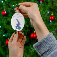 Conroe Lake Life Ceramic Ornament - Classic Christmas Ornaments -  Texas Lake
